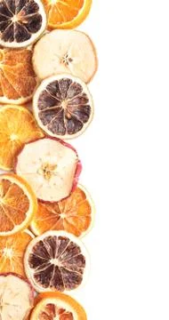 Dry fruit slices Foto stock