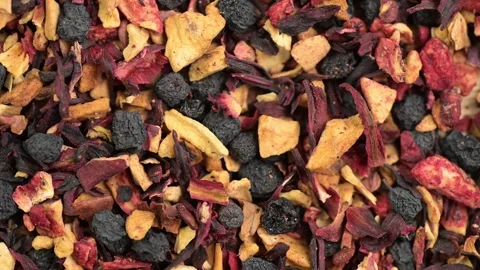Dry fruit tea close-up Vídeos de archivo 344568254