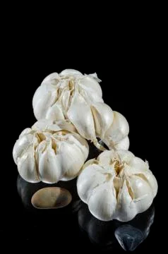 Dry Garlic Foto stock