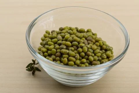 Dry green beans Stock Photos