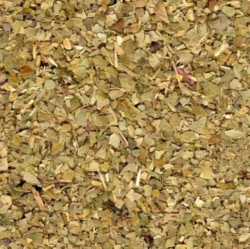 Dry green tea Foto stock