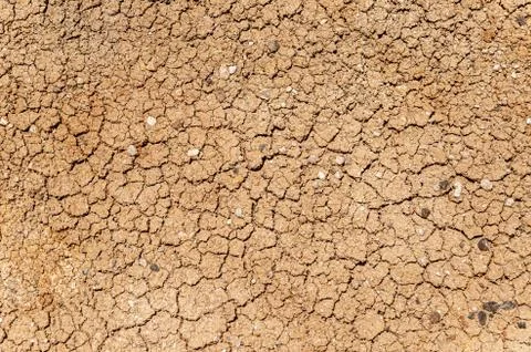 Dry ground with cracks Stock Photos