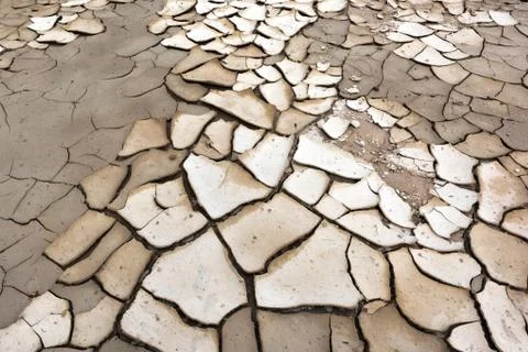 Dry ground, mud Stock Photos