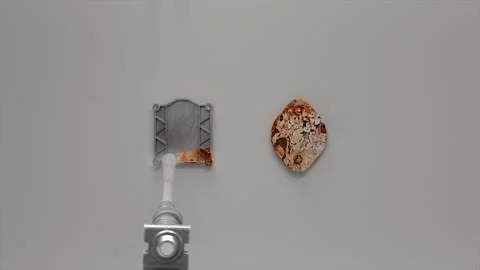 Dry Ice Cleaning Rust Stock Footage 239362140