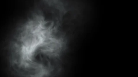 Dry ice smoke clouds fog background animation of fractal noise effect. Stock Footage 96322158