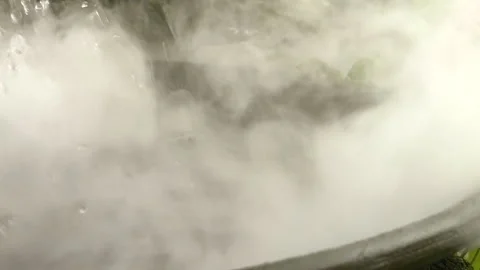 Dry ice smoke clouds fog Stock Footage 281163135