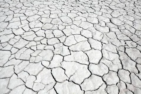 Dry lake mud Stock Photos