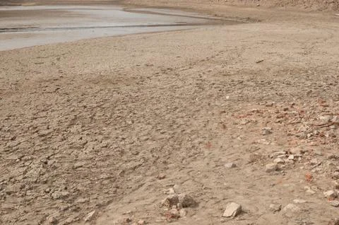 Dry lake Stock Photos
