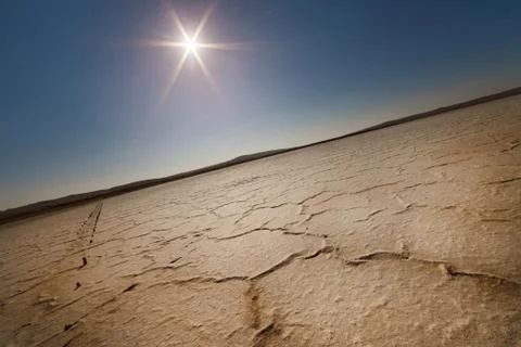 Dry lake Stock Photos