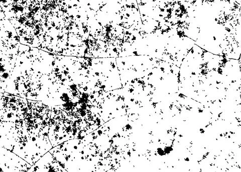 Dry land broken texture, grunge of a cracked black, cracked white paint Stock Illustration