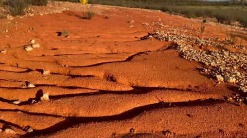 Dry Land due to Drought Caused By Climate Change Video stock 265596802