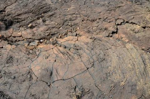 Dry Lava Texture 스톡 사진