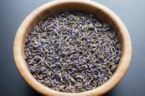 Dry lavender tea Stock Photos