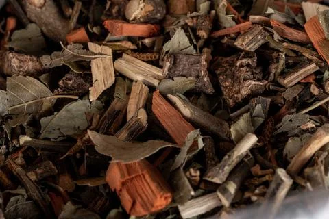 Dry leaf tea background Stock Photos