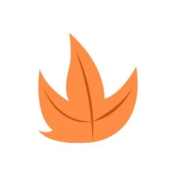 Dry Leaf Vector Symbol Illustration Illustrazione stock