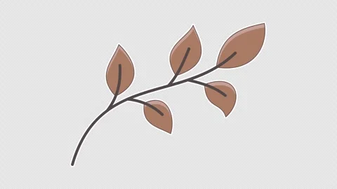 Dry leafy twig Stock Footage 336579620