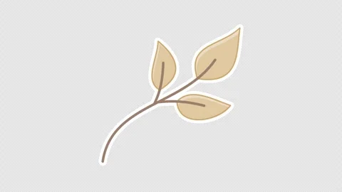 Dry leafy twig Stock-Footage 336579847