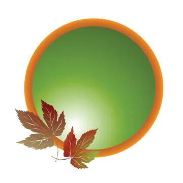 Dry leaves Illustrazione stock