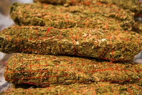 Dry marijauna Stock Photos