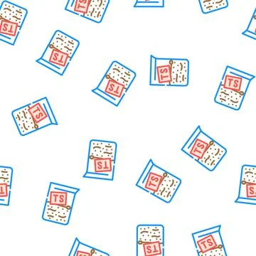 Dry matter ts biogas vector seamless pattern イラスト素材