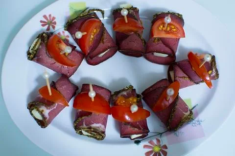 Dry meat Stock Photos