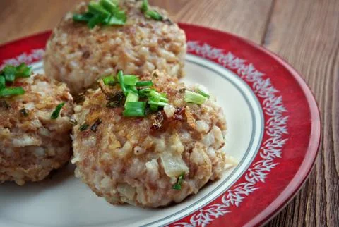 Dry meatballs Stock Photos