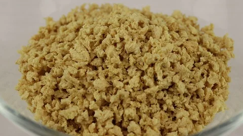 Dry minced soybeans Stock Footage 123567917