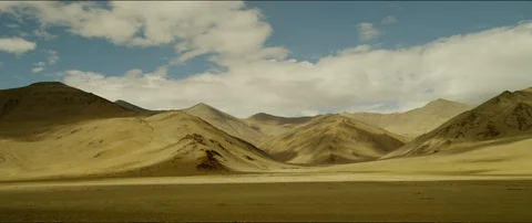 Dry mountain panning shot Stock Footage 106813205