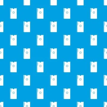 Dry napkins pack pattern seamless blue Illustrazione stock