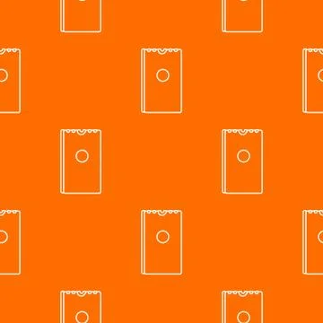 Dry napkins pack pattern vector orange 스톡 일러스트