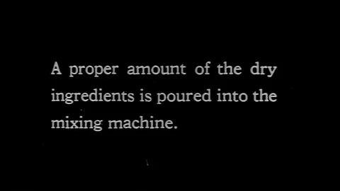 Dry nitroglycerin is added and mixed in a mixing machine at a dynamite facility Stock Footage 88706461