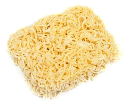 Dry noodles of the quick preparation Stock Photos