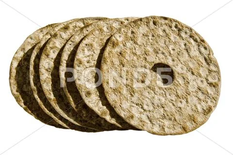 Dry norwegian bread Stock Photos