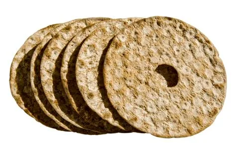 Dry norwegian bread Stock Photos
