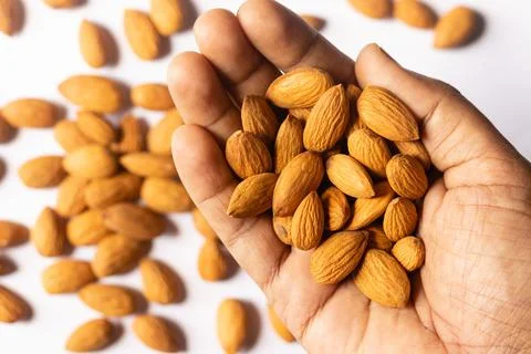 Dry nuts Stock Photos