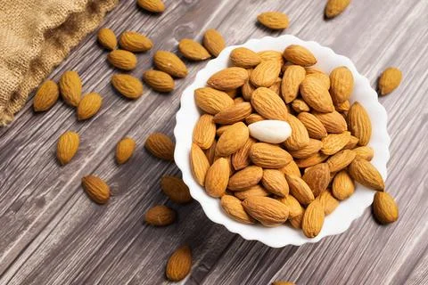 Dry nuts Stock Photos