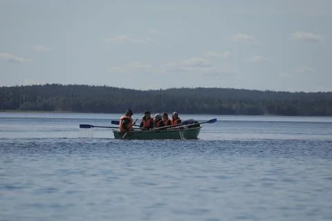 Dry the oars Stock-Fotos