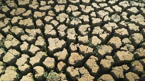 Dry, parched ground captured in horizontal motion 库存影片 316784094