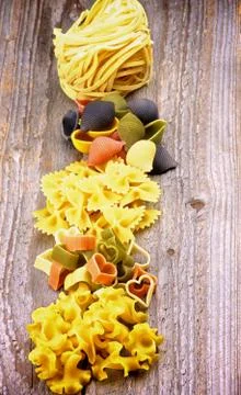 Dry pasta Stock Photos