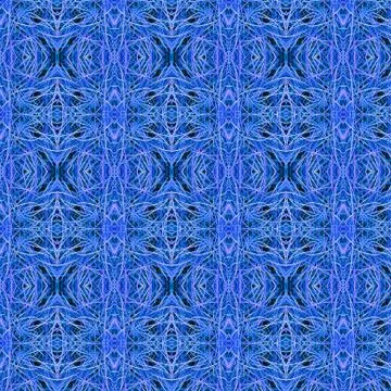 Dry patch of grass blades symmetrical pattern Stock Illustration