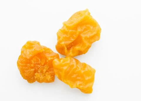 Dry pears over white Stock Photos