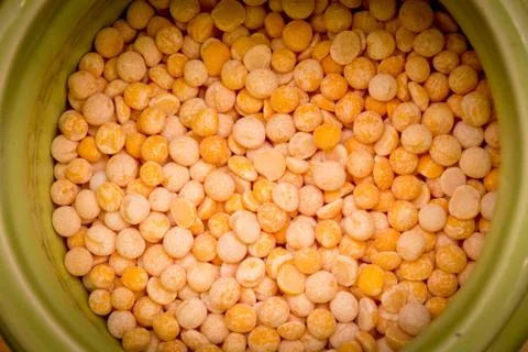 Dry peas close up Stock Photos