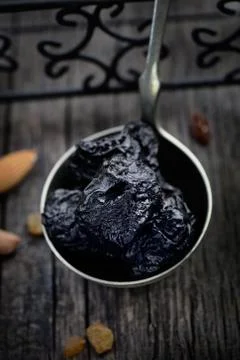 Dry plums Stock Photos