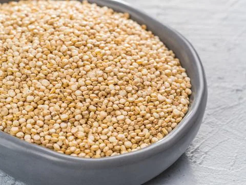 Dry quinoa close up 스톡 사진