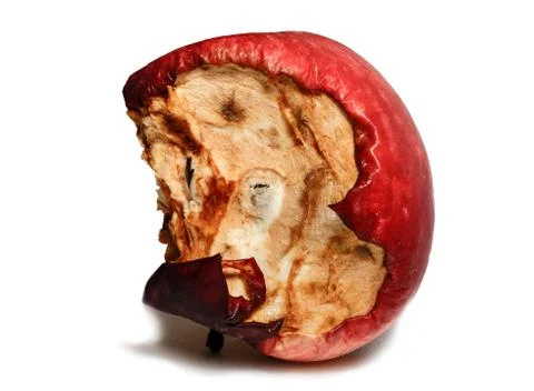Dry red Apple Stock Photos