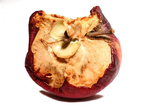 Dry red Apple Stock Photos