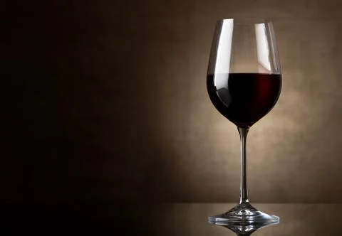 Dry red wine Illustrazione stock