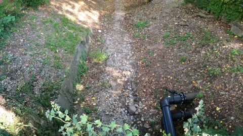 Dry river bed in Italy Video stock 286393041