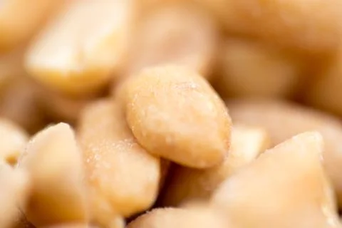 Dry roasted peanuts Foto stock