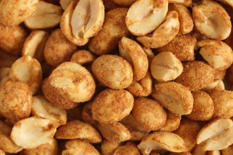 Dry  Roasted Peanuts Stock Photos